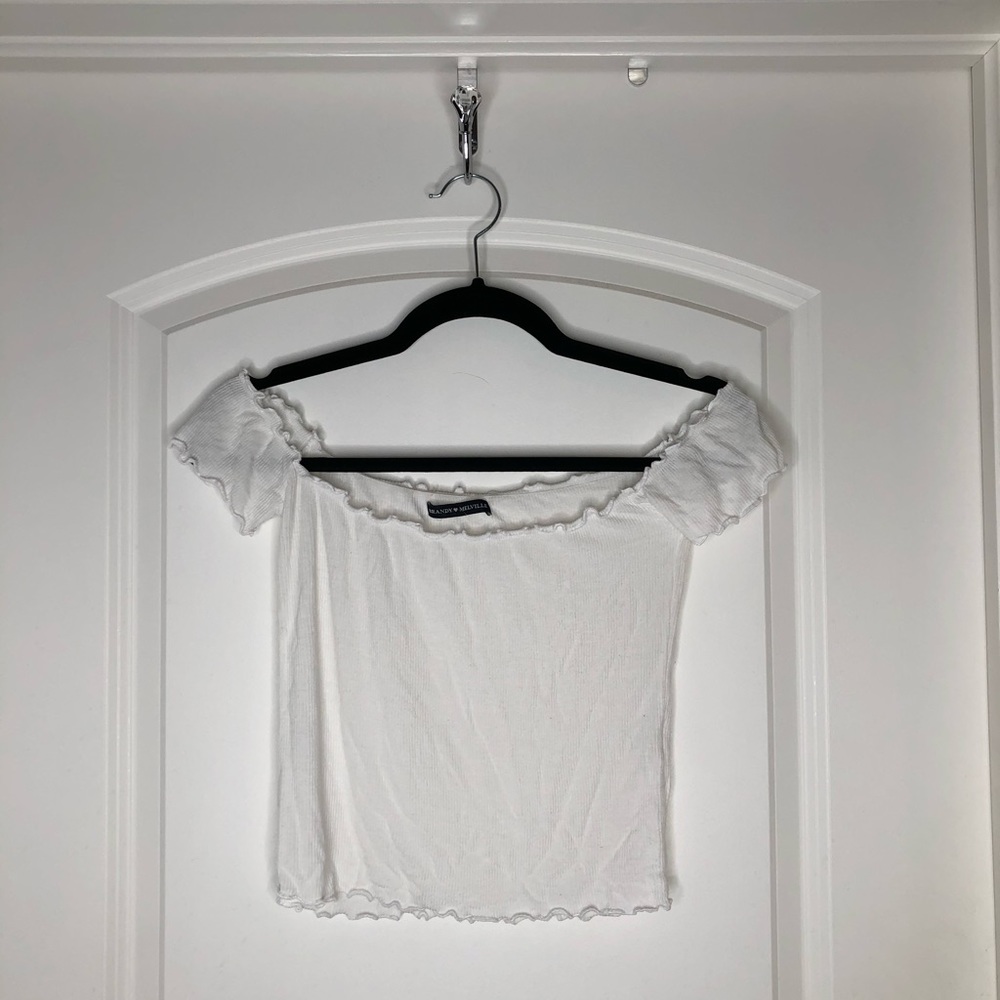 Off The Shoulder Cropped Top